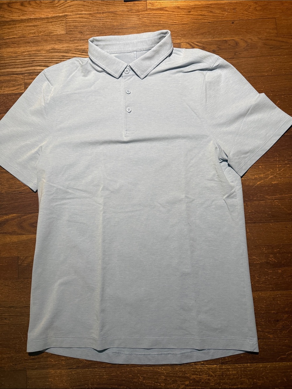 lululemon athletica Men's Pale Blue Performance Polo